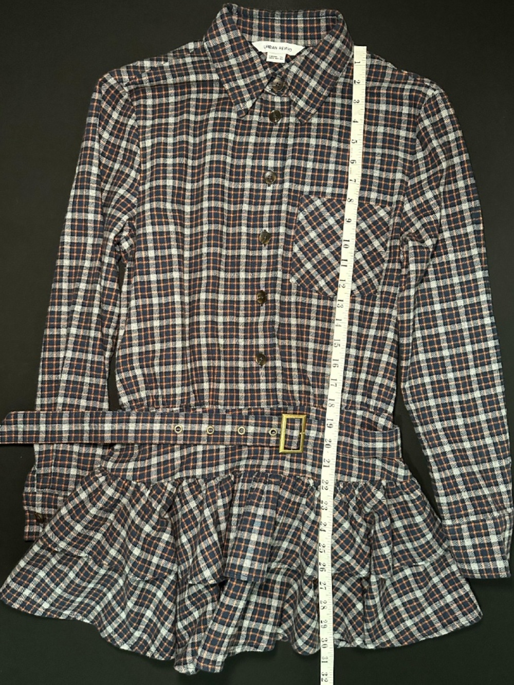 Urban Revivo Plaid Pleated Skater Dress - Picture 5 of 16